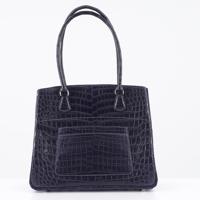 Hermes LA 30 Navy Blue Niloticus Crocodile Tote Bag - Sold for $20,480 on 10-11-2026 (Lot 678).jpg